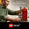 Set de construcción LEGO Cabina telefónica roja de Londres 21347 – set modular de colección, 1460 piezas, 18+