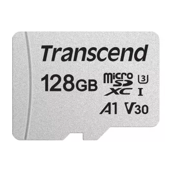 Tarjeta Micro-SDXC TRANSCEND 300S 128GB UHS-I U3 sin adaptador