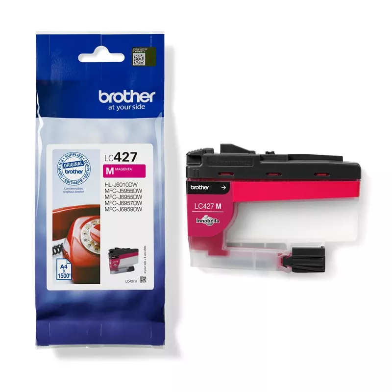 Cartucho de tinta Brother LC-427M 1 ud. Original alcance estándar magenta
