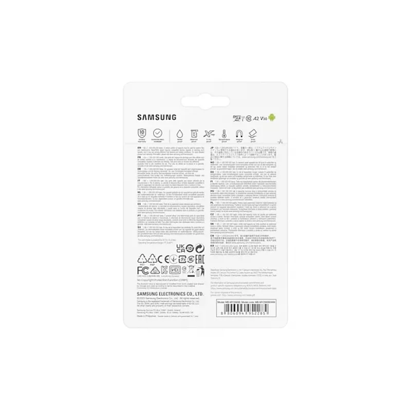 Tarjeta de memoria Samsung MB-MY256SB/WW 256 GB MicroSDXC UHS-I