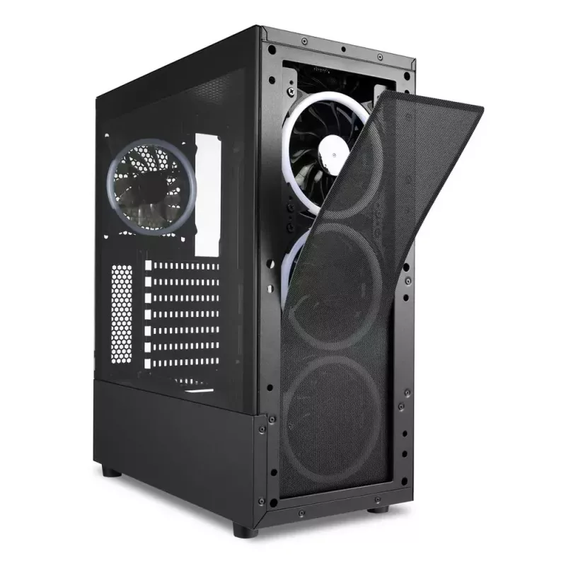 Caja de PC Sharkoon TK5M RGB ATX sobremesa negra