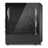 Caja de PC Sharkoon TK5M RGB ATX sobremesa negra