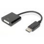 Cable adaptador DisplayPort DIGITUS ASSMANN, DP - DVI (24+5) M/H, 15cm con bloqueo, compatible con DP 1.2, CE negro
