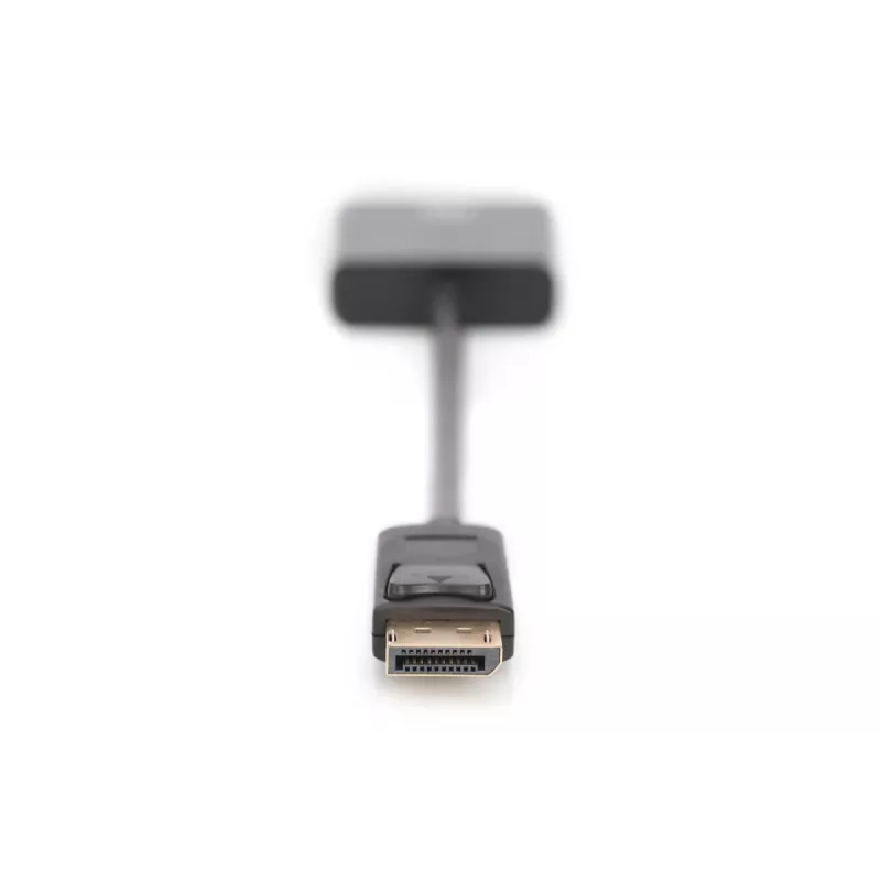 Cable adaptador DisplayPort DIGITUS ASSMANN, DP - DVI (24+5) M/H, 15cm con bloqueo, compatible con DP 1.2, CE negro