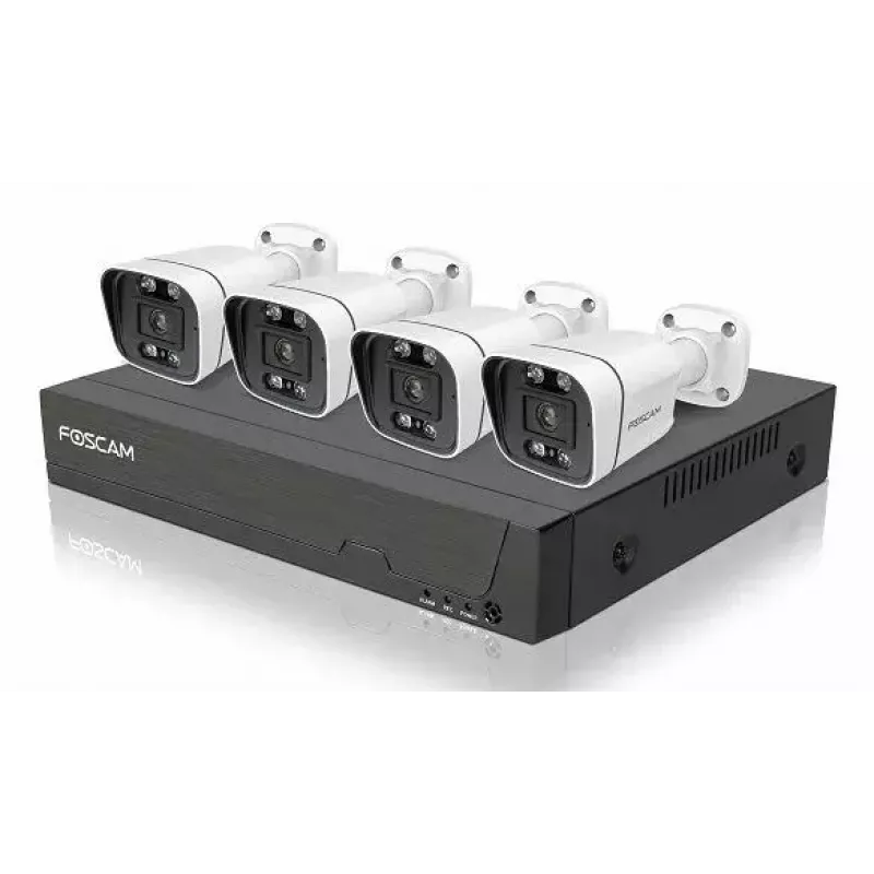 Foscam FN9108E-B4-2T Kit de videovigilancia Cableado 8 canales HDD 2 TB