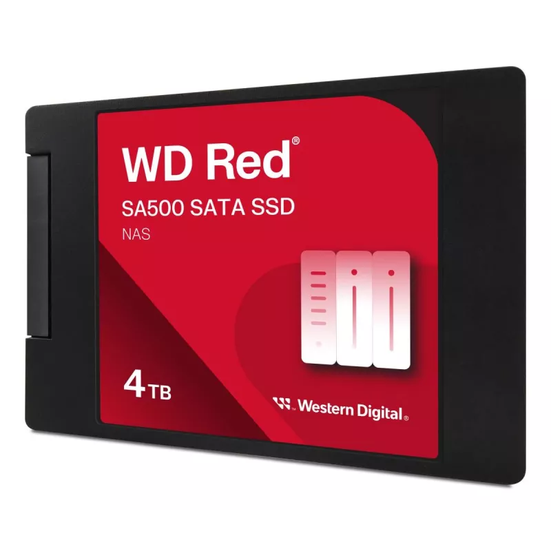 WESTERN DIGITAL SSD - WD Red SA500 - 4TB - SATA 6Gb/s - 2,5