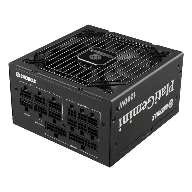 ENERMAX Fuente de alimentación Platigemini 1200 Watt 80 Plus Platinum Totalmente modular ATX 3.1 y ATX12vo