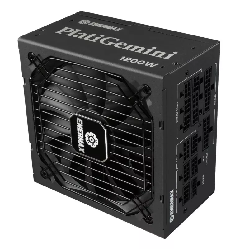 ENERMAX Fuente de alimentación Platigemini 1200 Watt 80 Plus Platinum Totalmente modular ATX 3.1 y ATX12vo