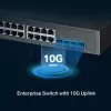 TP-Link Omada Switch gestionado 24 puertos 2.5GBASE-T y 4 puertos 10GE SFP+ L2+ con 16 puertos PoE+ y 8 puertos PoE++