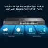 TP-Link Omada Switch gestionado 24 puertos 2.5GBASE-T y 4 puertos 10GE SFP+ L2+ con 16 puertos PoE+ y 8 puertos PoE++
