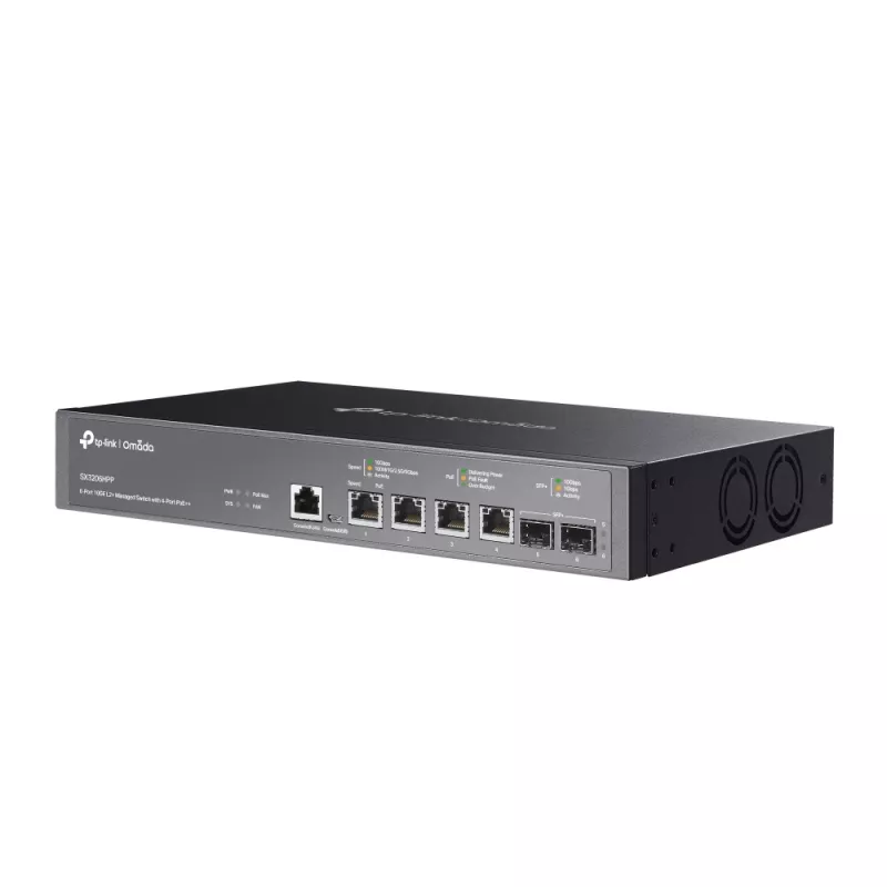 Switch gestionado TP-Link JetStream TL-SX3206HPP 6 puertos 10GE L2+ 4 puertos PoE++