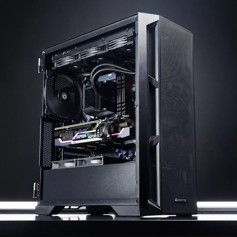 Chieftec APEX AIR GA-01B-M-OP ATX semitorre negro
