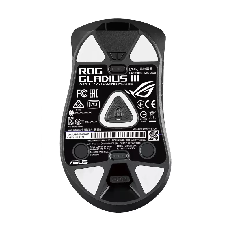 Ratón ASUS ROG Gladius III gaming diestro USB Type-A óptico 19000 DPI