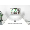 Barra de vídeo todo en uno 4K DIGITUS - sistema de videoconferencia (4 micrófonos/1 altavoz, 1 micrófono de mesa)