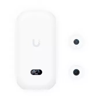 Cámara de seguridad IP Ubiquiti UVC‑AI‑Theta — discreta interior y exterior, 12 MP 3264×2448, campo de visión 360°, alámbrica e inalámbrica
