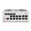 DIGITUS Switch de red Gigabit Ethernet PoE - 8 puertos Industrial, L2 Gestionado, 4 SFP Uplink