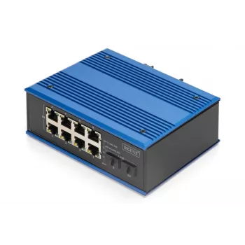 Switch no gestionado DIGITUS DN-651150 8 puertos Gigabit Ethernet 2 módulos SFP