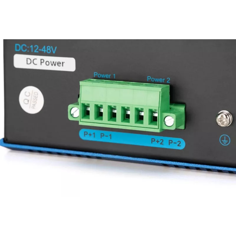 Switch no gestionado DIGITUS DN-651150 8 puertos Gigabit Ethernet 2 módulos SFP