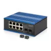 Switch no gestionado DIGITUS DN-651150 8 puertos Gigabit Ethernet 2 módulos SFP