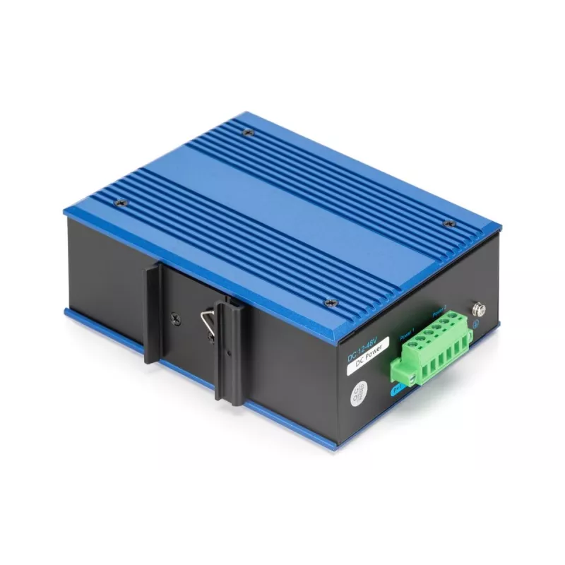 DIGITUS Switch Industrial Gigabit Ethernet PoE 8+2 puertos 8 puertos GE PoE RJ45 2 GE SFP