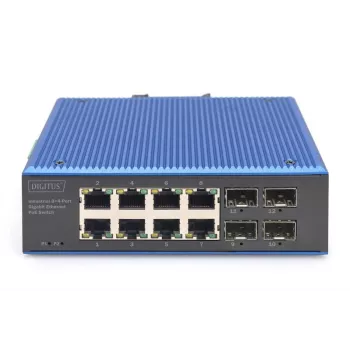 Switch no gestionado DIGITUS DN-651153 Gigabit Ethernet PoE 8 puertos