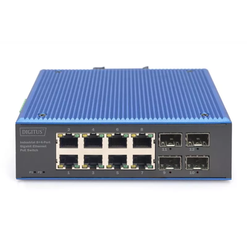Switch no gestionado DIGITUS DN-651153 Gigabit Ethernet PoE 8 puertos