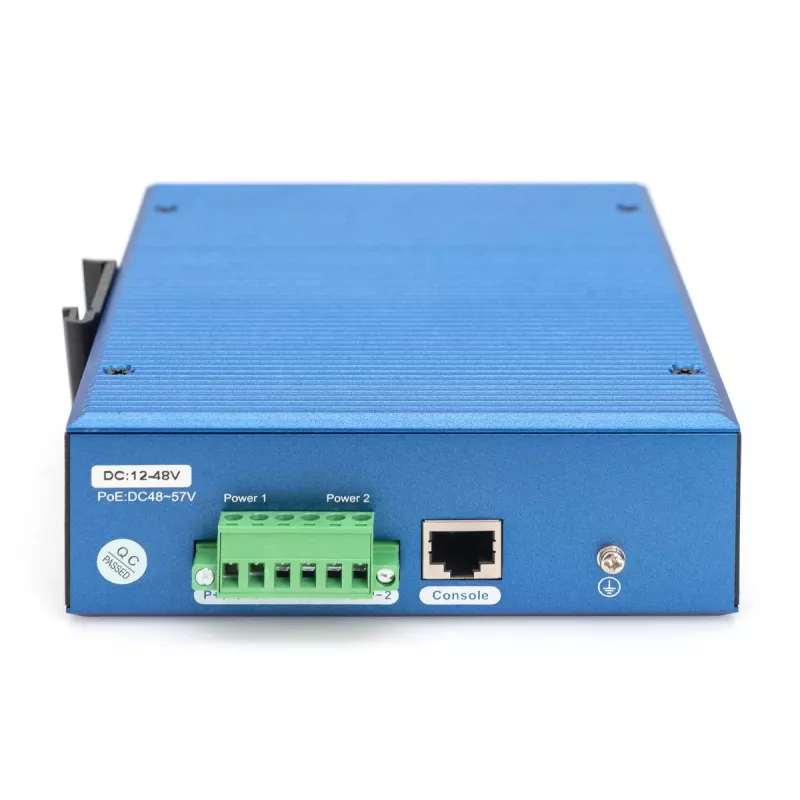 Switch industrial Digitus DN-651161 L3 gestionable Gigabit PoE, 8+4 puertos uplink 10G