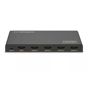 DIGITUS Splitter HDMI 1x4. 4K/60Hz HDCP 2.3. Control EDID