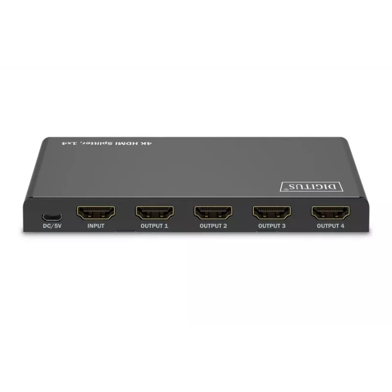 DIGITUS Splitter HDMI 1x4. 4K/60Hz HDCP 2.3. Control EDID