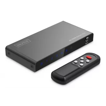 DIGITUS Switch HDMI 3x1. 8K/60Hz (4:4:4). HDR. HDCP 2.3