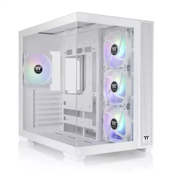 Carcasa PC Thermaltake View 380 TG ARGB Snow Semitorre Blanco