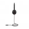 Yealink UH35 Dual Teams Auricular USB-A, con cable, Oficina/Call center, 20 - 20000 Hz, 139,5 g, Auricular, Negro