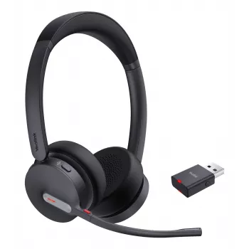 Yealink WH64 Hybrid Dual UC Auricular Inalámbrico Diadema Oficina/Call center Micro-USB Bluetooth Negro