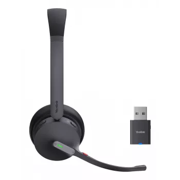Yealink WH64 Hybrid Dual UC Auricular Inalámbrico Diadema Oficina/Call center Micro-USB Bluetooth Negro