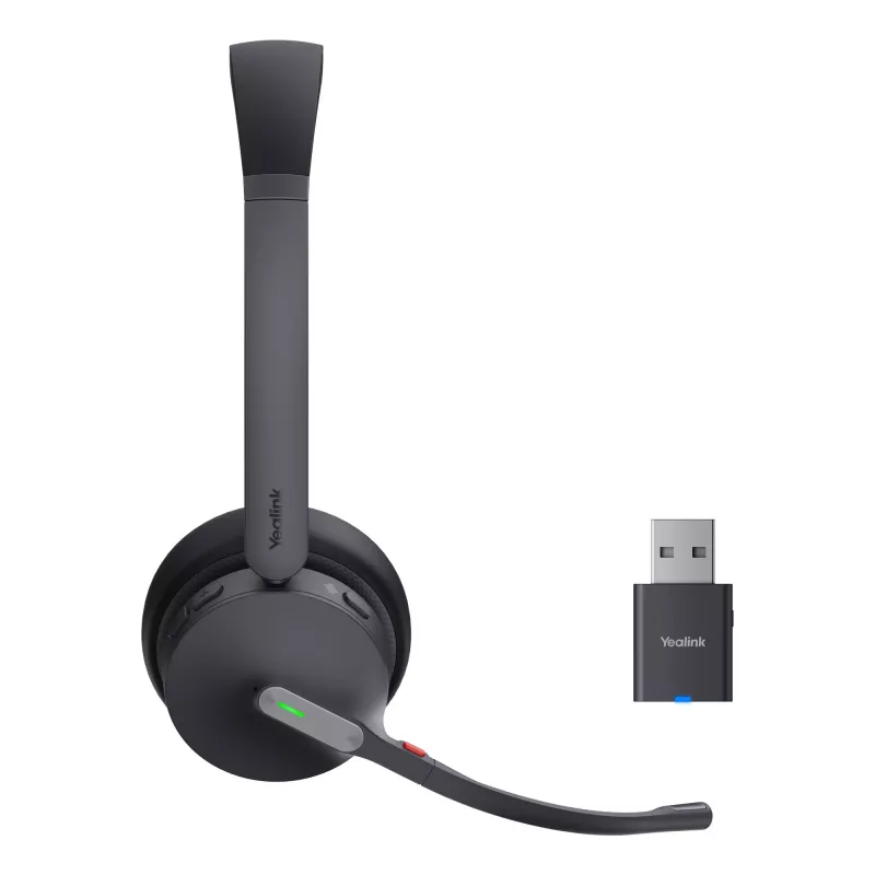Yealink WH64 Hybrid Dual UC Auricular Inalámbrico Diadema Oficina/Call center Micro-USB Bluetooth Negro