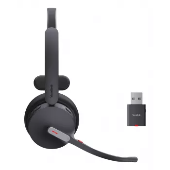 Yealink WH64 Hybrid Mono UC Auricular Inalámbrico Diadema Oficina/Call center Micro-USB Bluetooth Negro