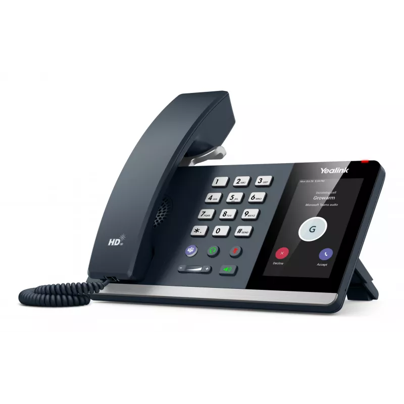 Yealink MP54 E2 Teams, Teléfono IP, Gris, Auricular con cable, LCD, 10,2 cm (4 pulgadas), 480 x 800 píxeles