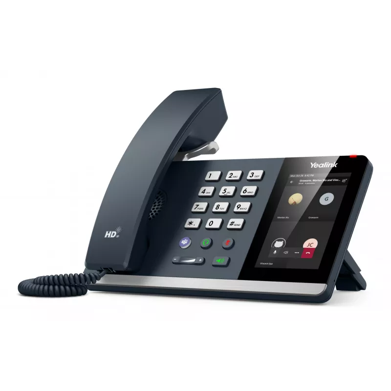 Yealink MP54 E2 Teams, Teléfono IP, Gris, Auricular con cable, LCD, 10,2 cm (4 pulgadas), 480 x 800 píxeles