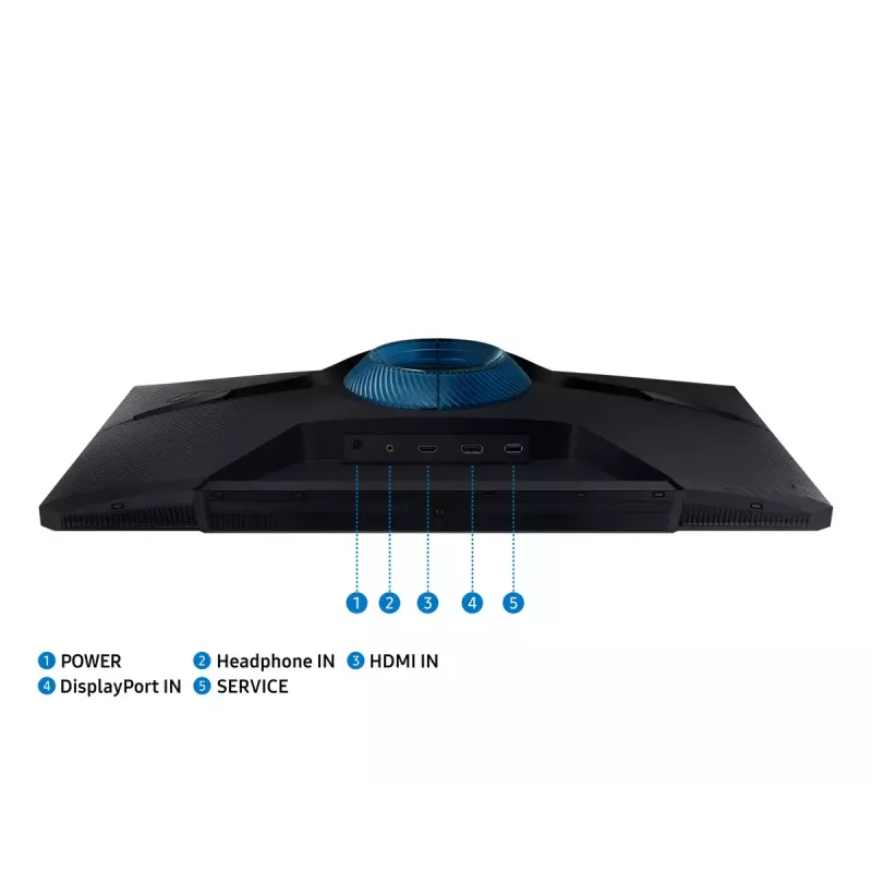 Monitor LCD 27 pulgadas Samsung S27DG300EU – 27 pulgadas Full HD (1920×1080), Panel VA, 1 ms, 180 Hz, 250 cd/m², HDMI 2.0 y DisplayPort, VESA 100×100, Negro