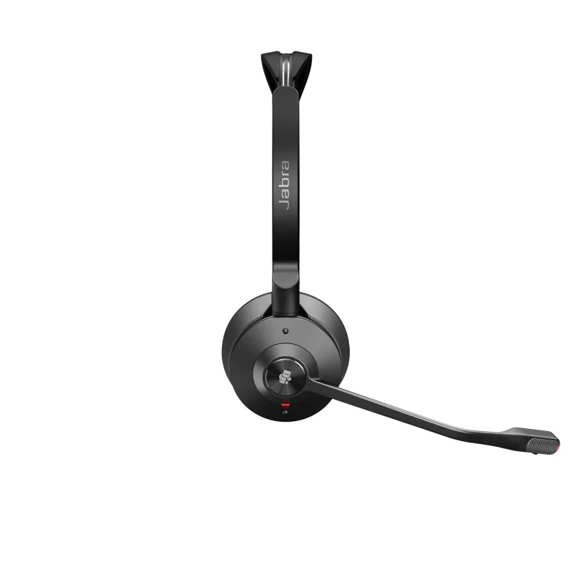 Jabra Engage 55 Stereo auriculares con micrófono DECT inalámbricos, supraaurales, USB-A, optimizados para Microsoft Teams, negro/titanio