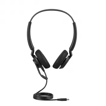 Jabra Engage 40 - USB-C UC estéreo, alámbrico, oficina/call center, 63 g, auricular, negro