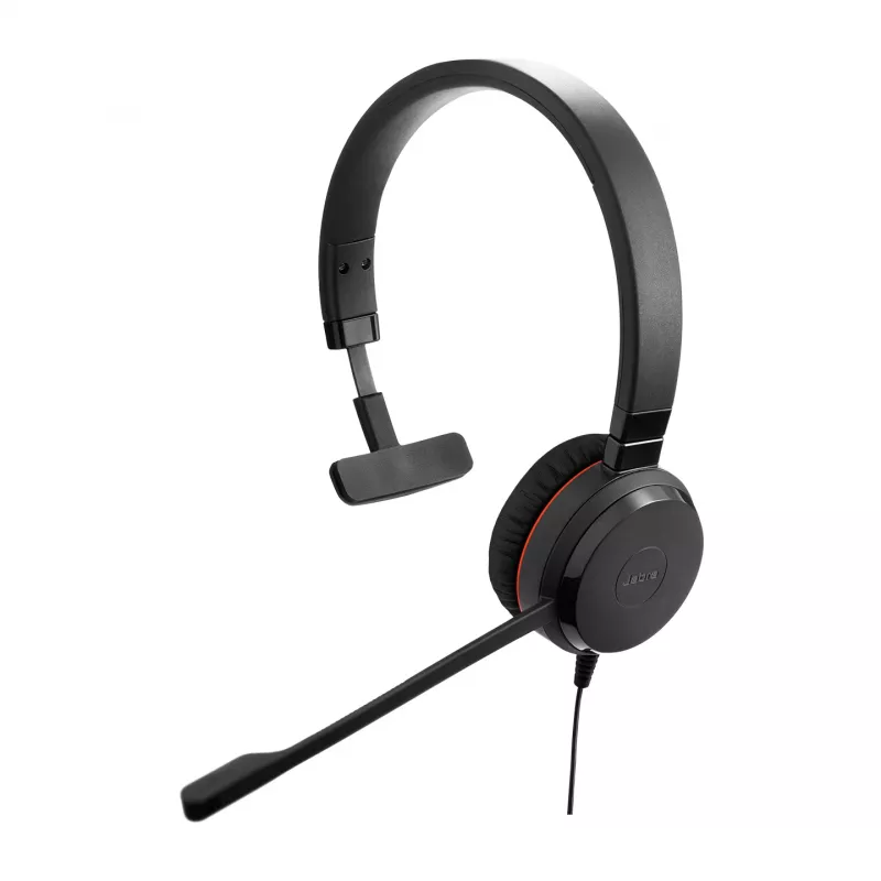 Jabra Evolve 20SE UC mono, alámbrico, oficina/call center, 150 - 7000 Hz, 142 g, auricular, negro
