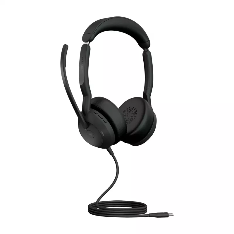 Jabra Evolve2 50 - USB-C MS estéreo, alámbrico, 20 - 20000 Hz, oficina/call center, 127 g, auricular, negro