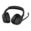 Jabra Evolve2 55 - Link380c UC estéreo, inalámbrico, oficina/call center, 20 - 20000 Hz, 130 g, auricular, negro