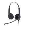 Jabra BIZ 1500 Duo auriculares con micrófono USB con cable, cancelación de ruido, banda ancha hasta 6800 Hz, oficina/call center, 73 g, negros