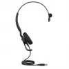 Jabra Engage 50 II - USB-A UC Mono, con cable, oficina/centro de llamadas, 45 g, auriculares, negro