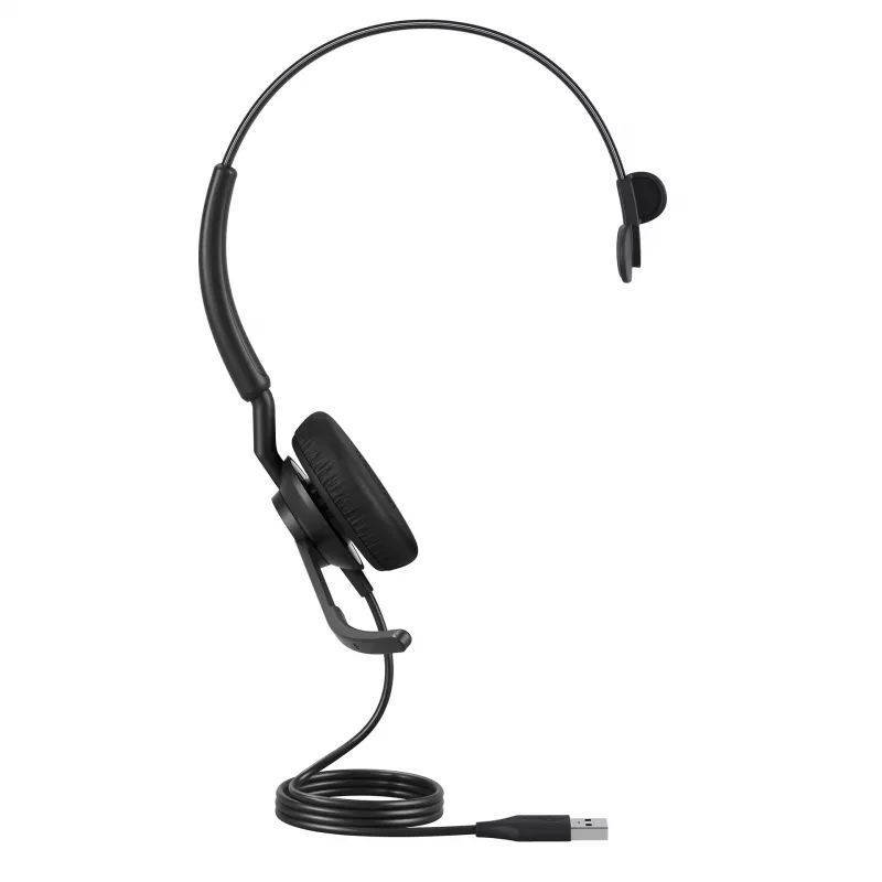 Jabra Engage 50 II - USB-A UC Mono, con cable, oficina/centro de llamadas, 45 g, auriculares, negro