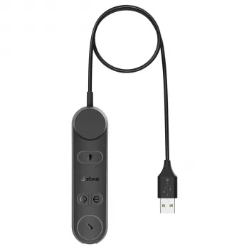 Jabra Engage 50 II Link - USB-A UC, adaptador de control, negro