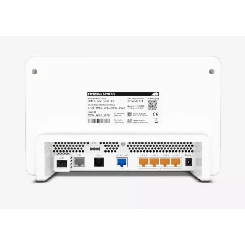 Box 5690 Pro Router inalámbrico Gigabit Ethernet Tri-Banda (2,4 GHz / 5 GHz / 5 GHz) Blanco
