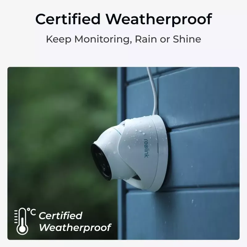 Cámara de vigilancia IP Reolink P434 4K, domo, 8 MP, 3840×2160, PoE/DC, 2,8–8 mm, visión nocturna IR 30 m, microSD hasta 256 GB